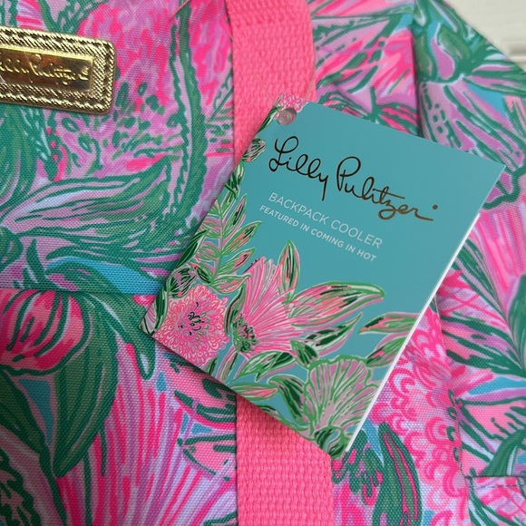 NWT Lilly Pulitzer Backpack Cooler ‘Coming In Hot’ - Picture 3 of 12